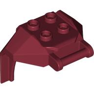 Набор LEGO DESIGN, BRICK 4X3X3, W/ 3.2 SHAFT, NO. 1, Темно-красный