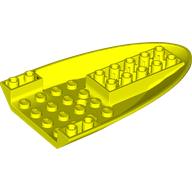 Набор LEGO Aircraft Fuselage Curved Forward 6 x 10 Bottom, Vibrant Yellow