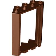 Набор LEGO Door Frame 4 x 4 x 6 Corner, Красно-коричневый