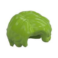Деталь LEGO Hair Mid Length, Parted, Лайм