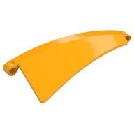 Деталь LEGO Technic Panel Curved 5 x 13 x 3 Tapered, Right #55, Ярко-светло-оранжевый
