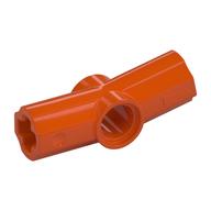 Деталь LEGO Technic Axle and Pin Connector Angled #7 - 168.75°, Красно-оранжевый