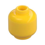 Деталь LEGO Голова минифигурки гладкая, Желтый