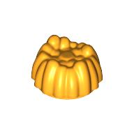 Деталь LEGO Minifig Hair, Small Tuft, Ярко-светло-оранжевый