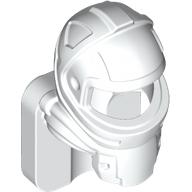 Деталь LEGO Helmet Space for Minidoll, Белый