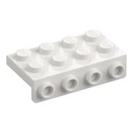Деталь LEGO Кронштейн 2 x 4 - 1 x 4, Белый