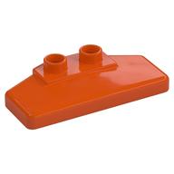 Деталь LEGO Duplo Rear Spoiler, Красно-оранжевый