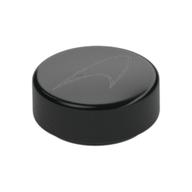 Деталь LEGO Tile Round 1 x 1 with Silver McLaren Logo Print, Черный