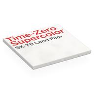 Деталь LEGO Tile 6 x 6 with Bottom Tubes, Red 'Time-Zero Supercolor' and Black 'SX-70 Land Film' Print, Белый