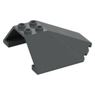 Деталь LEGO Windscreen 6 x 6 x 2 Canopy, Темный сине-серый