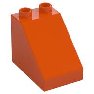 Деталь LEGO Duplo, Brick 3 x 2 x 2 Slope, Красно-оранжевый