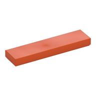 Деталь LEGO Плитка 1 x 4, с пазом, Красно-оранжевый