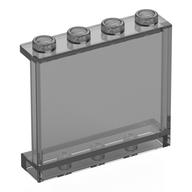 Деталь LEGO Панель 1 x 4 x 3, Прозрачный черный