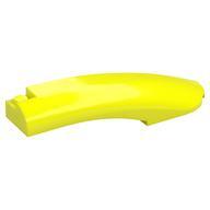 Деталь LEGO Slope Curved 10 x 2 x 2 with Curved End Right, Насыщенный желтый
