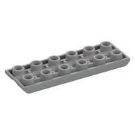 Деталь LEGO Plate Special 2 x 6 with Gear Catchers on Underside, Светлый сине-серый