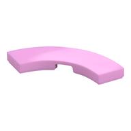 Деталь LEGO Tile 3 x 3 Curved, Macaroni, Ярко-розовый
