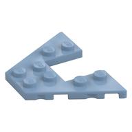 Деталь LEGO Пластина-клин 4 x 6, Песочно-синий