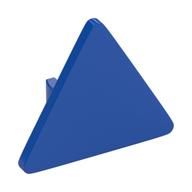 Деталь LEGO Дорожный знак на клипсе 2.2 x 2.667, треугольный, открытая О-клипса, Голубой