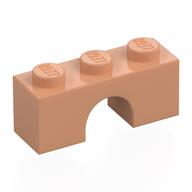 Деталь LEGO Кирпичик-арка 1 x 3, Телесный