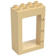 Деталь LEGO Дверная коробка 2 x 4 x 5, Песочный