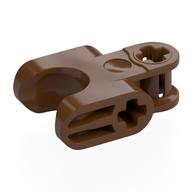 Деталь LEGO Technic Axle Connector 2 x 3 with Ball Socket, Closed Sides, Красно-коричневый