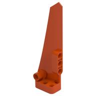 Деталь LEGO Technic Panel Fairing # 6 Long Smooth, Side B, Красно-оранжевый