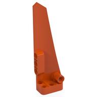 Деталь LEGO Technic Panel Fairing # 5 Long Smooth, Side A, Красно-оранжевый