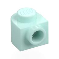 Деталь LEGO Пластина половинная круглая 1 x 1 x 2/3, с боковым штырьком, Светлый морской волны