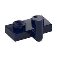 Деталь LEGO Plate Special 1 x 2 with Arm Up [Horizontal Arm 5mm], Темно-синий