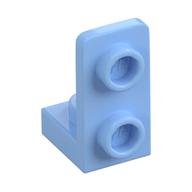 Деталь LEGO Кронштейн перевёрнутый 1 x 1 - 1 x 2, Ярко-светло-голубой
