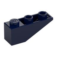 Деталь LEGO Slope Inverted 33° 3 x 1 with Internal Stopper and No Front Stud Connection, Темно-синий