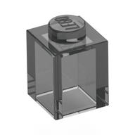 Деталь LEGO Кирпичик 1 x 1, Прозрачный черный