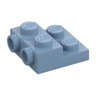 Деталь LEGO Plate Special 2 x 2 x 2/3 with Two Studs On Side and Two Raised - Updated Version, Песочно-синий