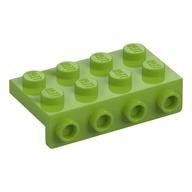 Деталь LEGO Кронштейн 2 x 4 - 1 x 4, Лайм