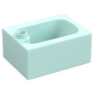 Деталь LEGO Duplo Bath, Светлый морской волны