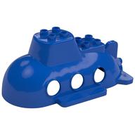 Деталь LEGO Duplo Boat / Submarine Top 10 x 6 x 3 1/2, Голубой