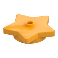 Деталь LEGO Tile Special 5-Point Star 4 x 4 2/3, Ярко-светло-оранжевый
