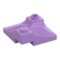Деталь LEGO Brick Curved, Internal, 1 x 3 x 3 with 1/3 Inverted Cutout, Средне-лавандовый