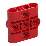 Деталь LEGO Technic Connector Beam 3 x 3, Красный