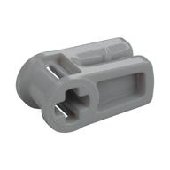 Деталь LEGO Wire Clip with Axle Hole, Светлый сине-серый