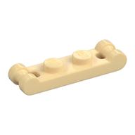 Деталь LEGO Plate Modified 1 x 2 with Handles on Ends, Песочный