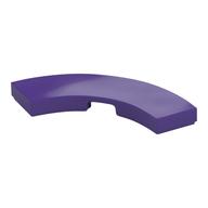 Деталь LEGO Tile 3 x 3 Curved, Macaroni, Темно-фиолетовый