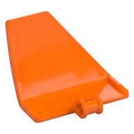 Деталь LEGO Technic Panel Curved and Bent Angled Right 5 x 4 x 3 #70, Оранжевый