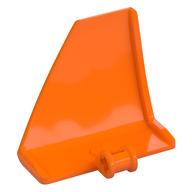 Деталь LEGO Technic Panel Curved and Bent Angled Left 5 x 4 x 3 #71, Оранжевый
