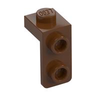 Деталь LEGO Кронштейн 1 x 1 - 1 x 2, Красно-коричневый