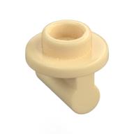 Деталь LEGO Plate Round 1 x 1 with Hollow Stud and Bar on Underside - Long Space, Песочный