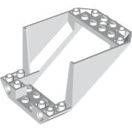 Деталь LEGO Aircraft Fuselage Straight Aft Section 6 x 8 x 4 with Opening, Белый