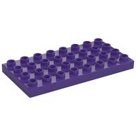 Деталь LEGO Пластина 4 x 8, Темно-фиолетовый