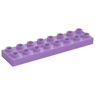 Деталь LEGO Пластина 2 x 8, Средне-лавандовый
