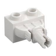 Деталь LEGO Brick Special 1 x 2 with Rotation Joint Pin, Белый